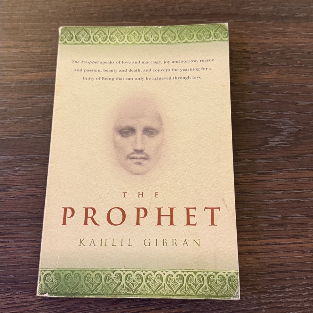 The Prophet by Kahlil Gibran Book